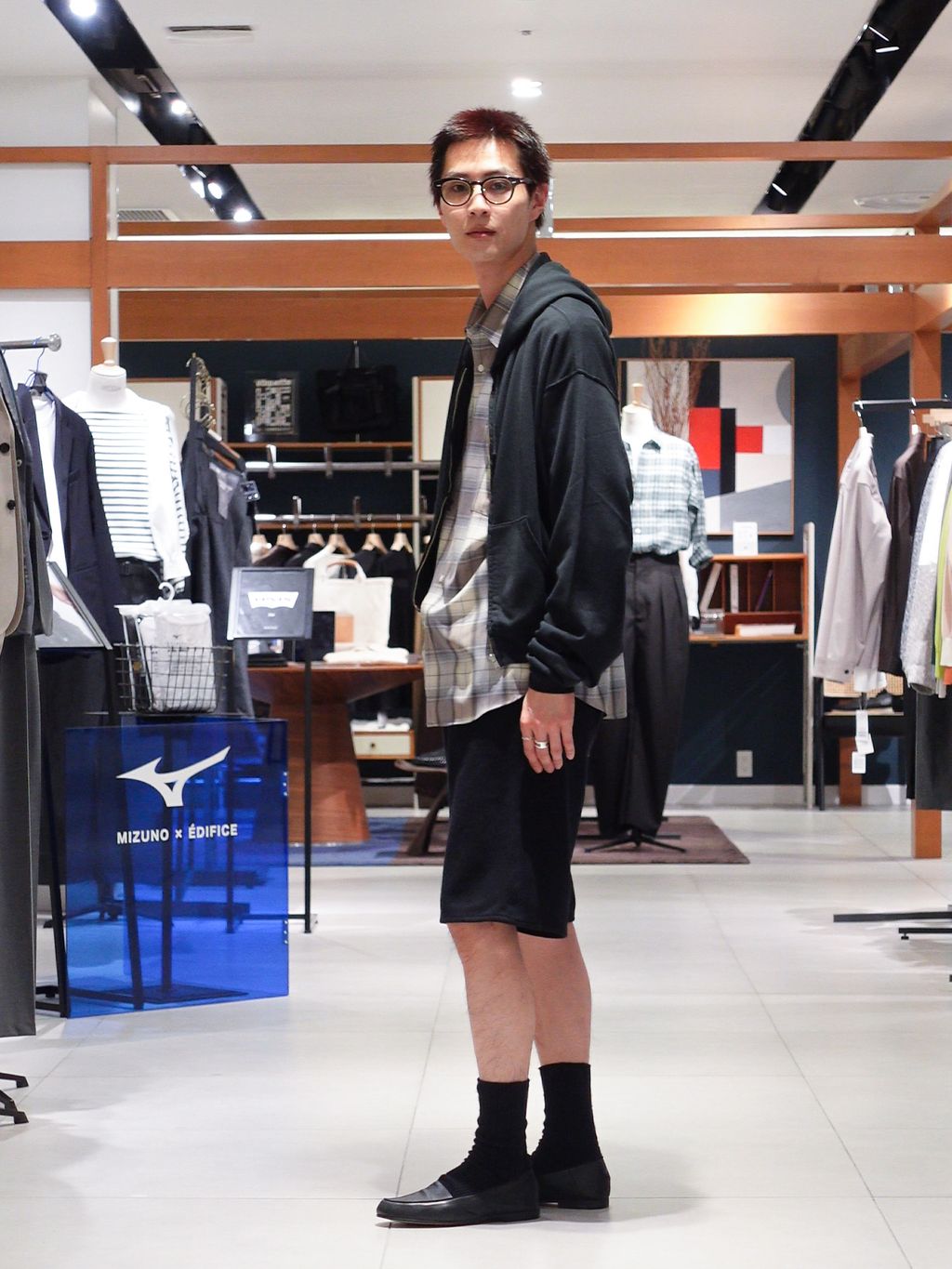 AURALEE (オーラリー) HIGH TWIST LIGHT SWEAT ZIP PARKAの