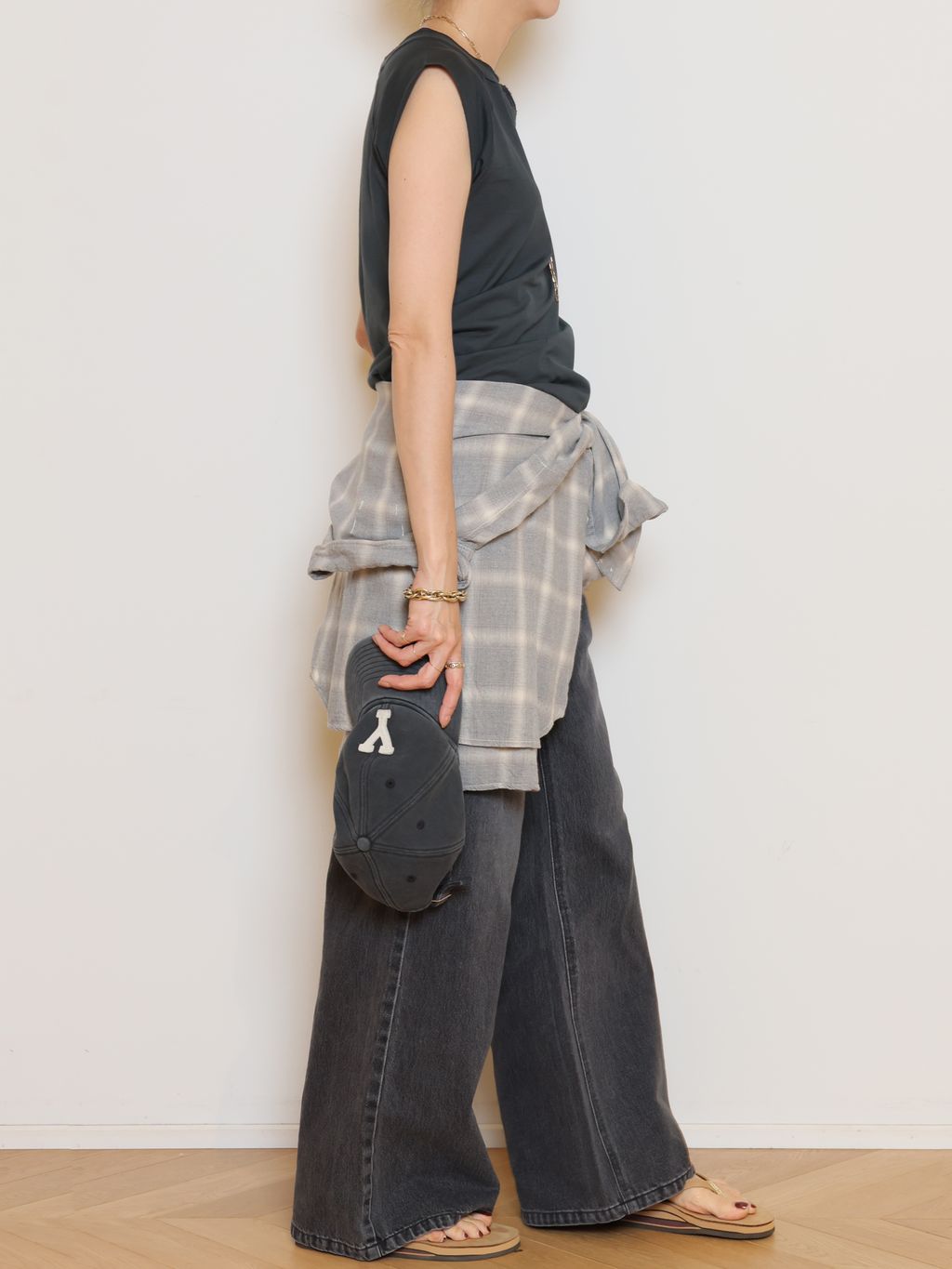 REMI RELIEF/レミレリーフ】 REMI RELIEF RAYON チェックシャツの