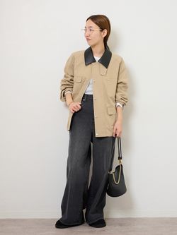 RENA x relume】カバーオールブルゾンのコーディネートスナップ 