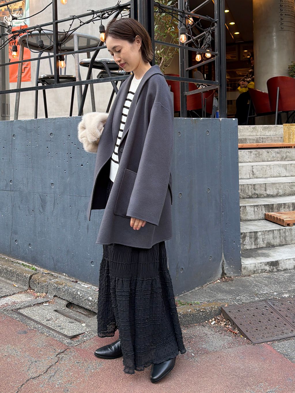 slobeiena スローブイエナ　MAJOLICAティアプリーツスカート WEB限定/追加》MAJOLICAティアプリーツスカートのコーディネート