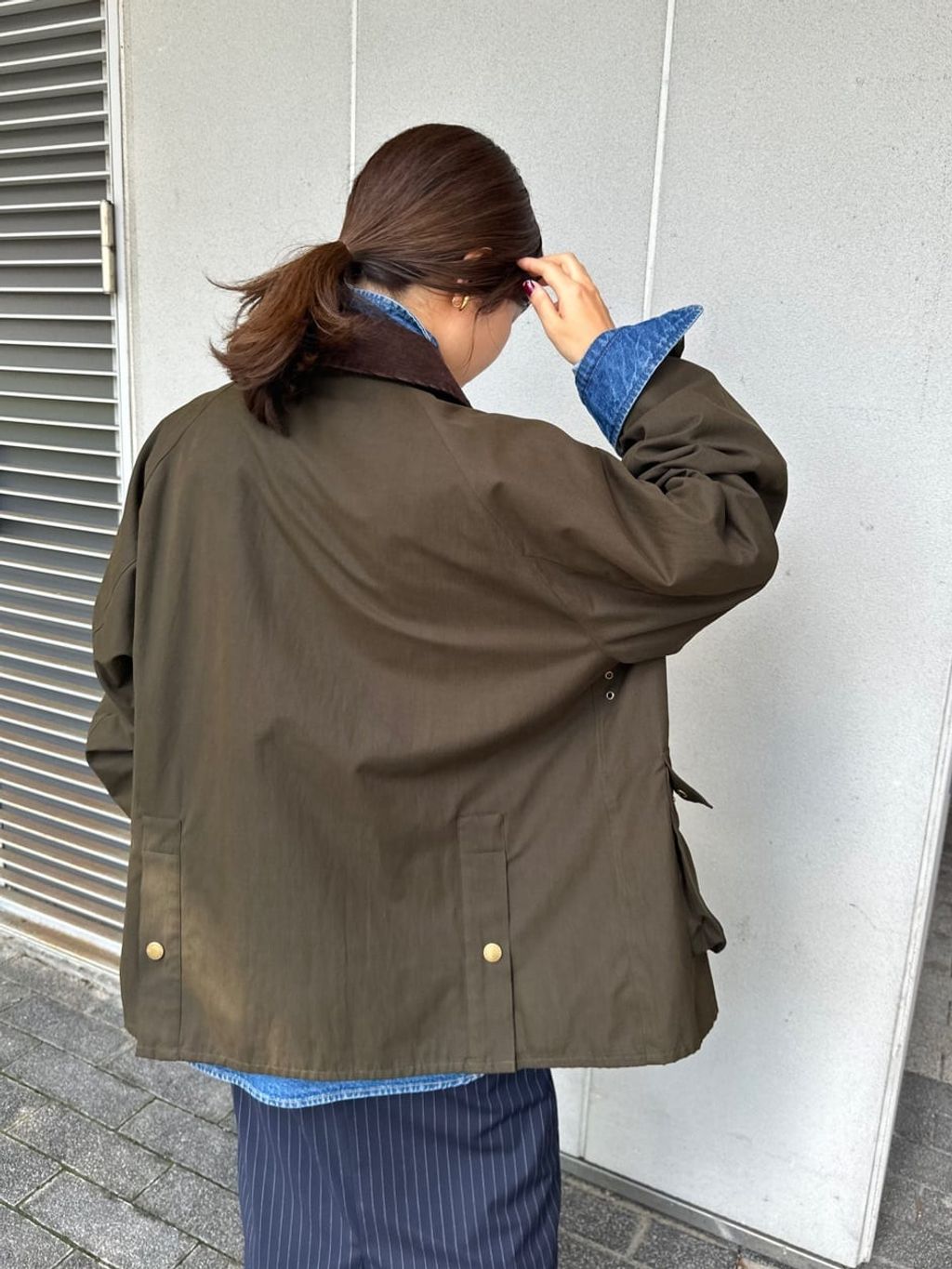 Barbour/バブアー SLOBE別注 Short BEDALEのコーディネートスナップ