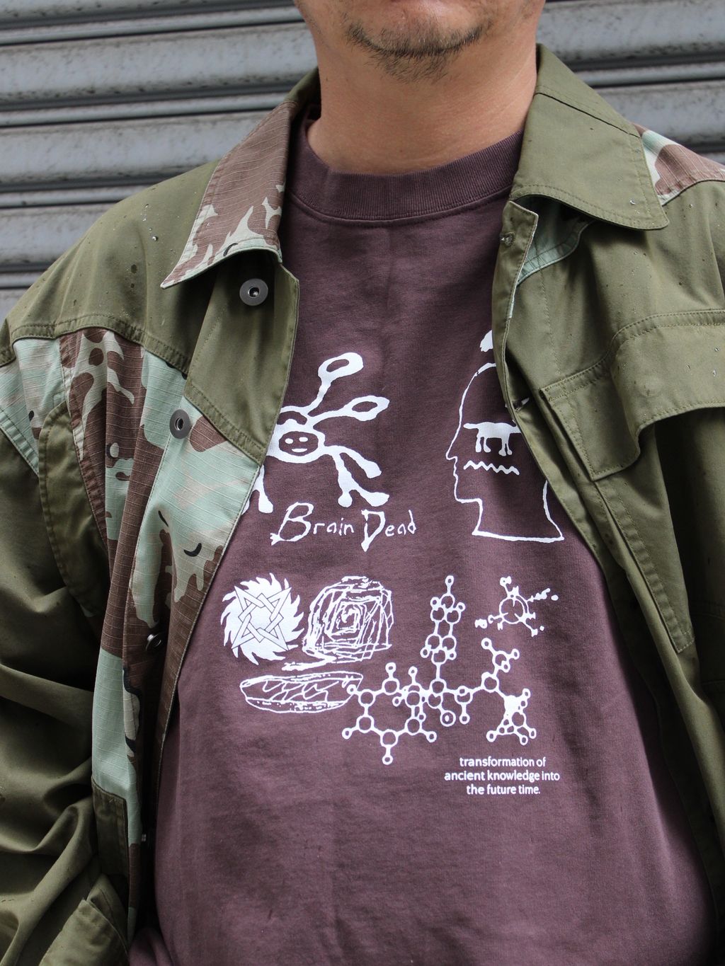 BRAIN DEAD / ブレインデッド ANCIENT KNOWLEDGE T-SHIRTの