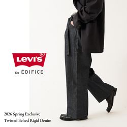 LEVI'S(R)/リーバイス(R) 別注 TWISTED BELTEDバギー エディフィス EDIFICE LEVI'S(R)/リーバイス(R) 別注 TWISTED BELTED