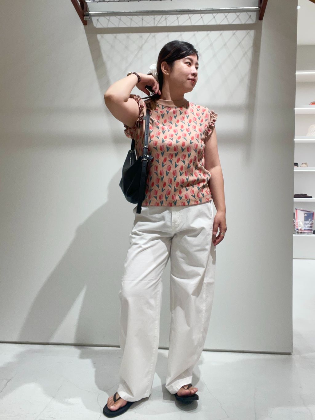 HOLIDAY*miller PRIB FRILL TANKのコーディネートスナップ（Mase