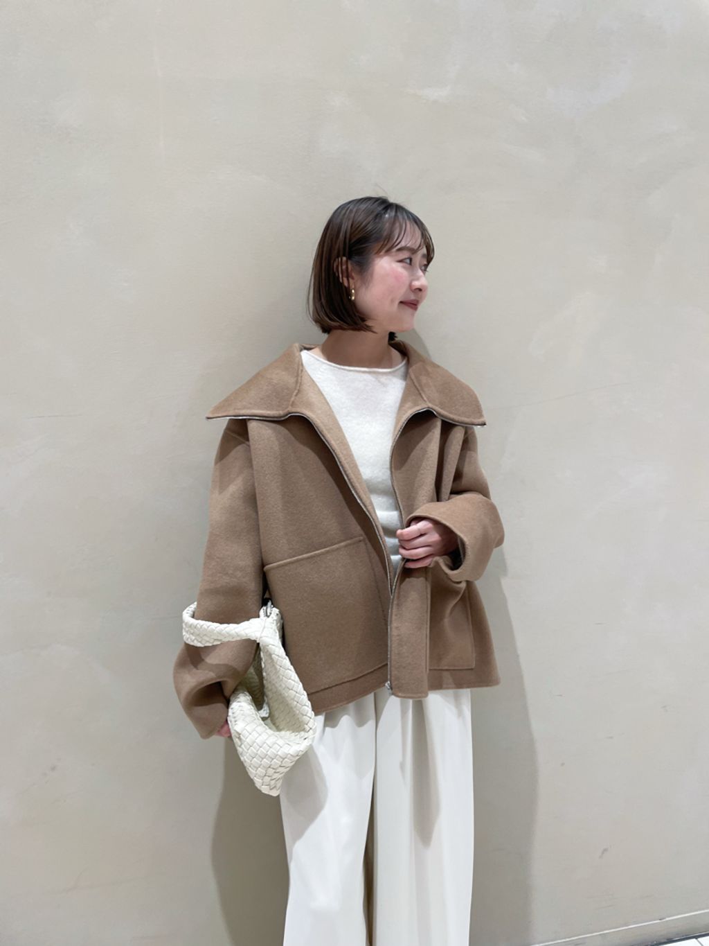 R'IAM スタンドZIPコートのコーディネートスナップ（natsune）｜Plage