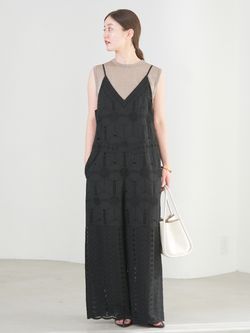 WEB限定/追加6》レースオールインワン（つなぎ／オールインワン