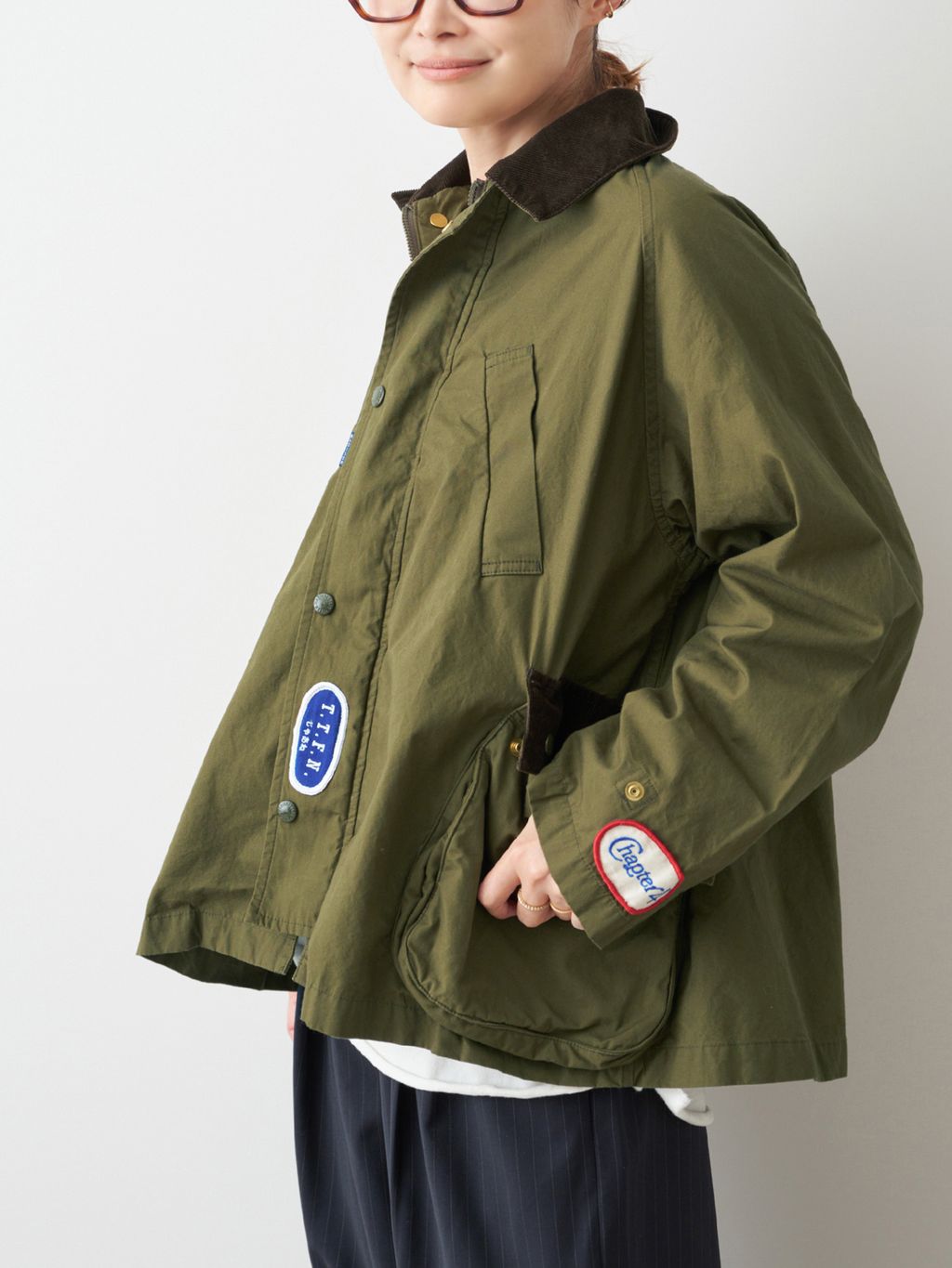 MADISONBLUE / マディソンブルー】HUNTING SHORT COATのコーディネート