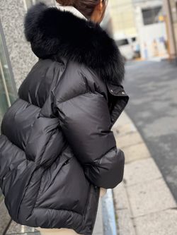 YVES SALOMON/イヴ サロモン】 DOWN WITH FOX FURのコーディネート