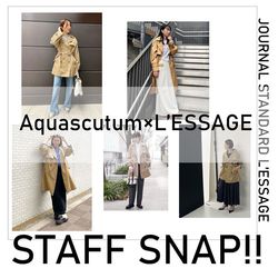 AquascutumxL'ESSAGE】高レビューの一押しトレンチをチェック