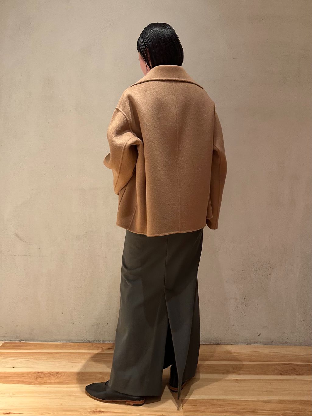 R'IAM スタンドZIPコートのコーディネートスナップ（hina）｜Plage