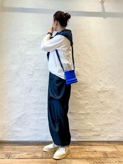ヴィンテージツイル カーゴパンツのコーディネートスナップ（H.M
