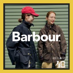 40周年企画】Barbour別注アイテム予約受付スタート｜Spick & Span