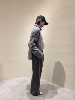 追加》フォックスウールミックスロングリブタートルプルオーバーの