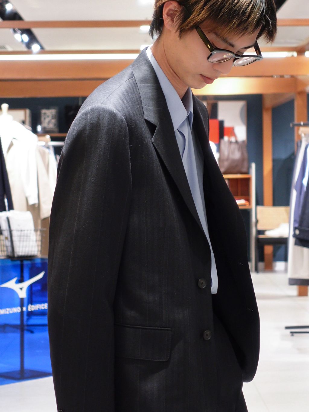 AURALEE (オーラリー) BLUEFACED WOOL JACKETのコーディネートスナップ