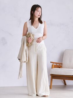追加》solstiss frenchlace ジレ 2のコーディネートスナップ（chihiro
