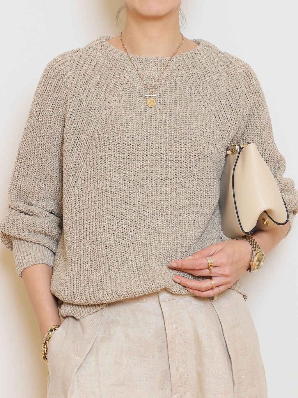 ドゥーズィエムクラス MUSE Lily Linen アゼプルオーバー Lily Linen アゼプルオーバーのコーディネートスナップ（MUSE）｜MUSE