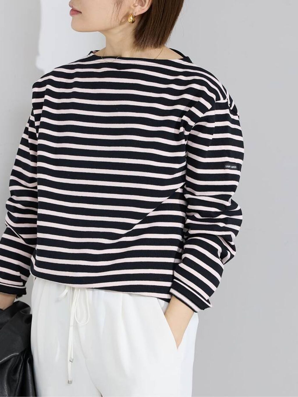 SAINT JAMES/セントジェームス OUESSANT/ウェッソン ボーダーの