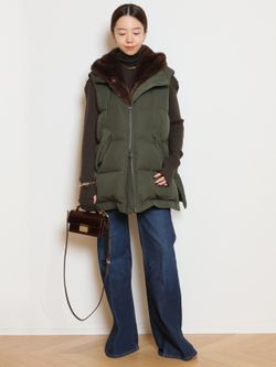 LOU ANDREA/ルーアンドレア】ベストのコーディネートスナップ（HASE