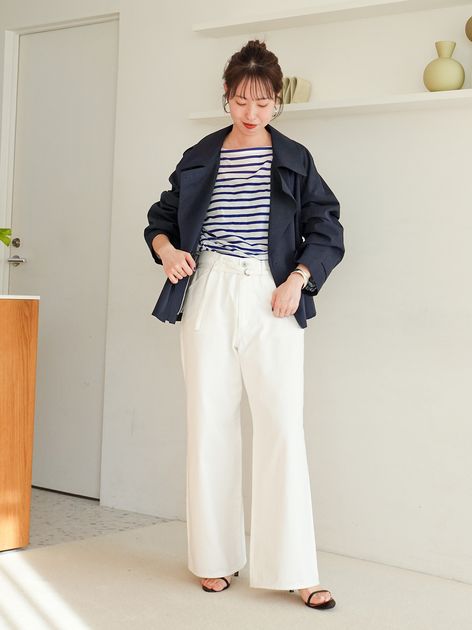 フェードツイルフレアパンツ（スラックス）｜Spick & Span（スピック