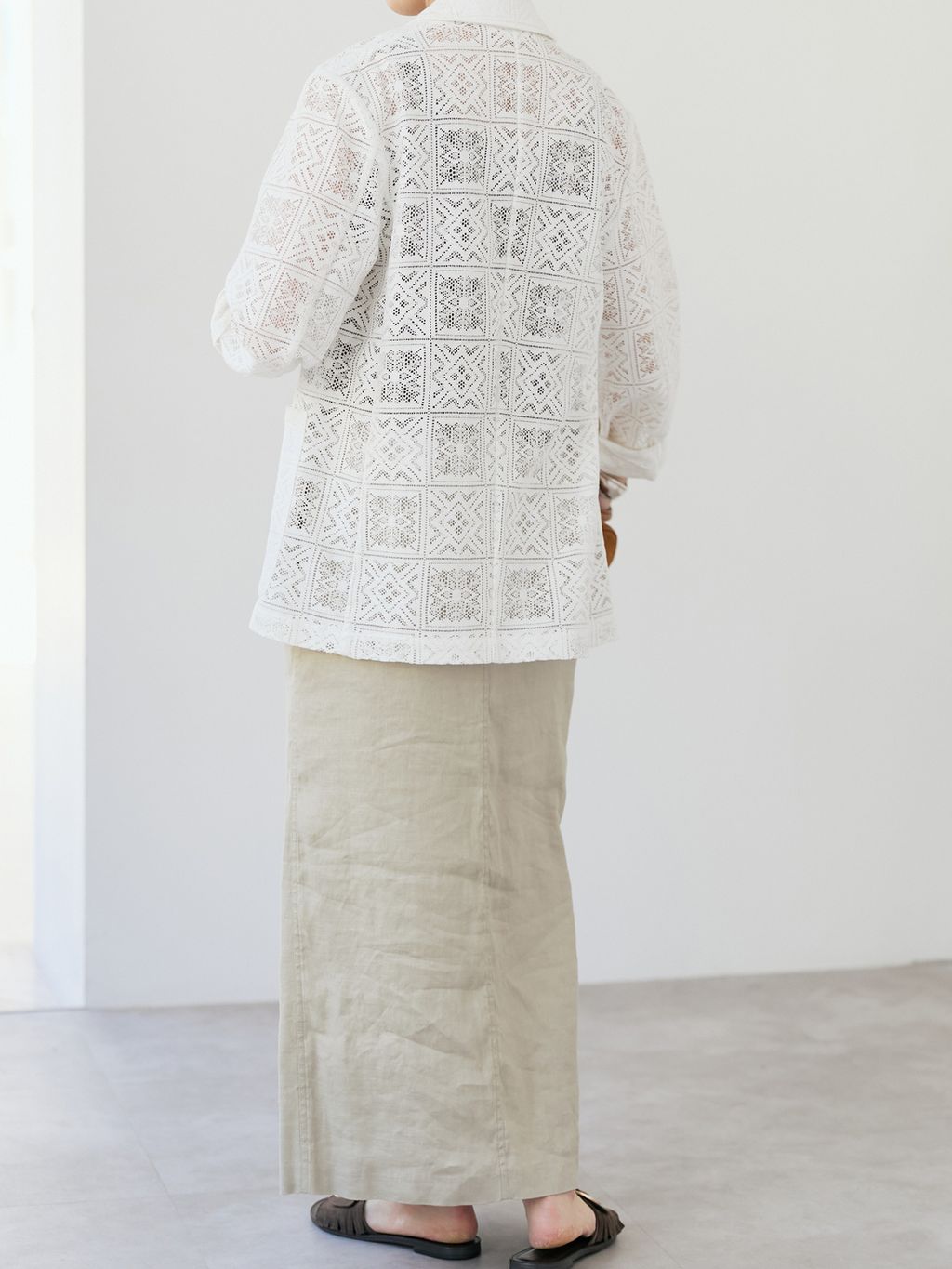 新色有り / 追加予約》甘撚テレコアメスリタンクのコーディネート