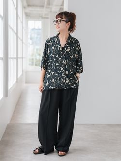 DEVEAUXハーフスリーブシャツのコーディネートスナップ（RIKA）｜Spick