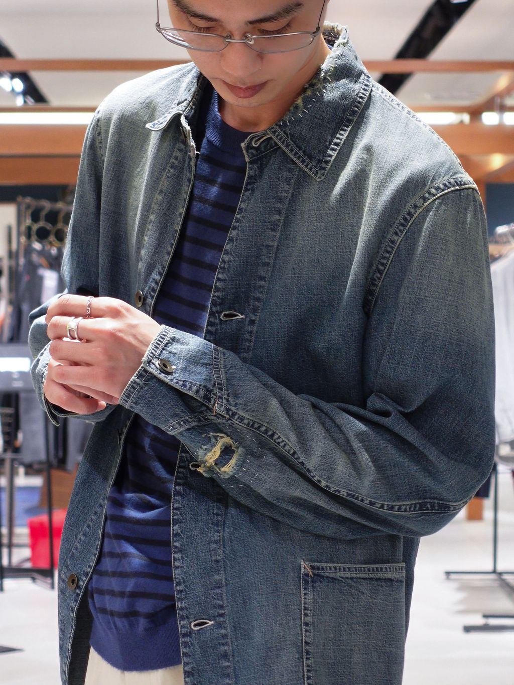 MAISON MARGIELA(メゾン マルジェラ) Washed Denim Coverall JKの