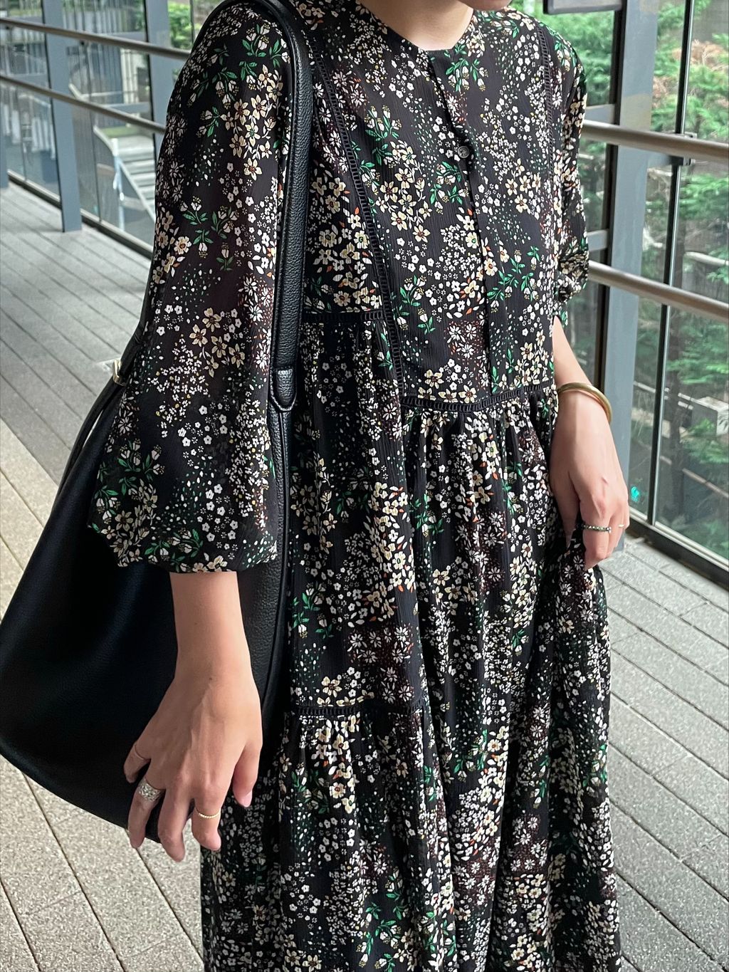 WEB限定/追加予約2》FLOWER PRINT ワンピースのコーディネートスナップ