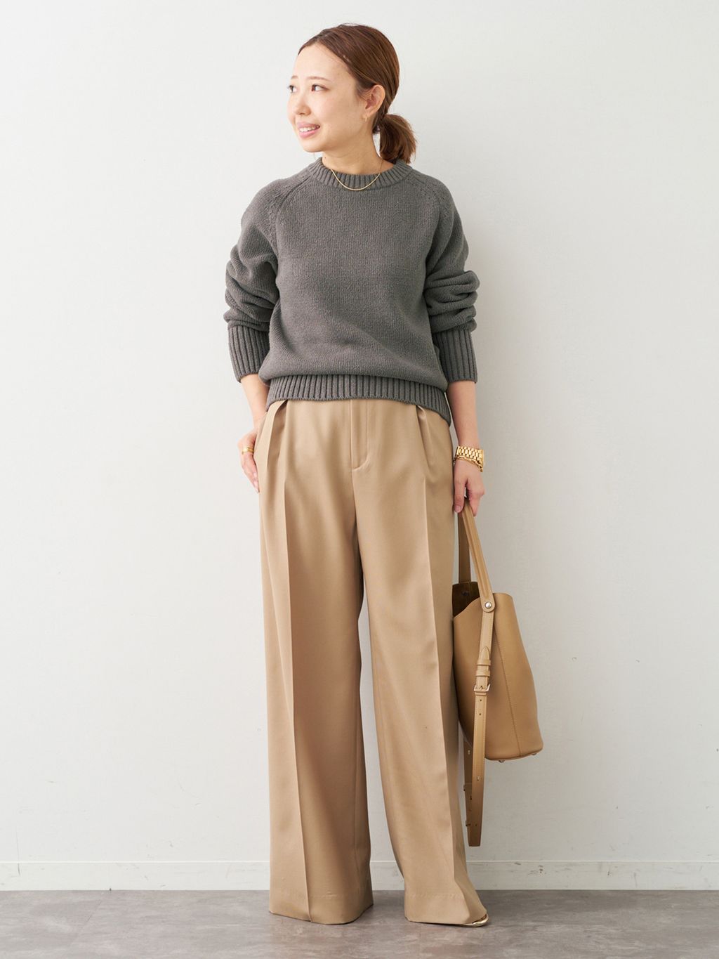 VICTORIAN HIGH WAIST パンツのコーディネートスナップ（MIO