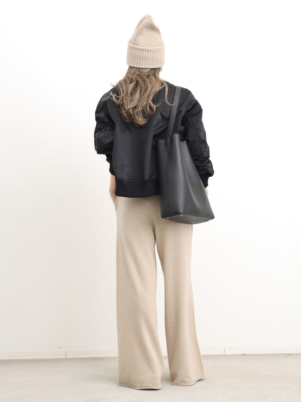 Cashmere Knit Capのコーディネートスナップ（BUYER.N）｜L