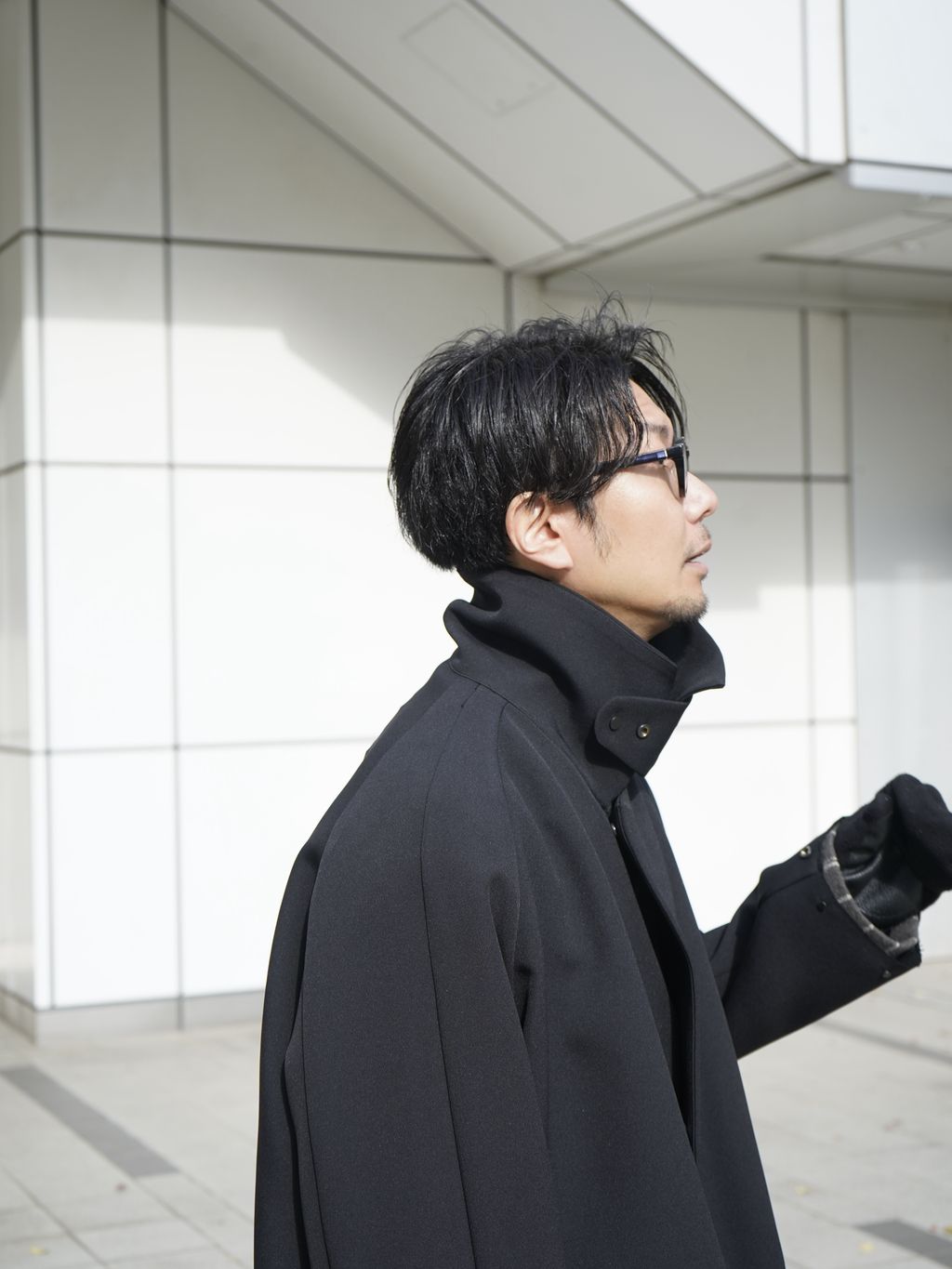N.HOOLYWOOD（N.ハリウッド）HALF COATのコーディネートスナップ