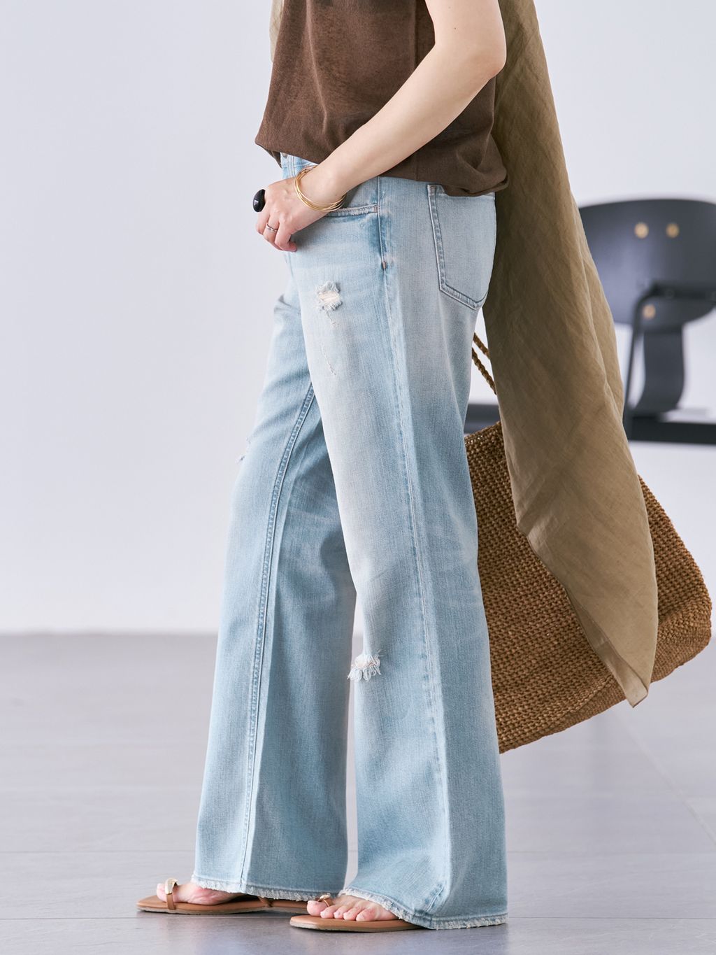 予約》Healthy denim / ヘルシーデニム 別注 FLARE CRUSHED デニム