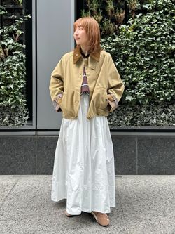別注【Barbour/バブアー】JS OS TRANSPORT JKのコーディネートスナップ 