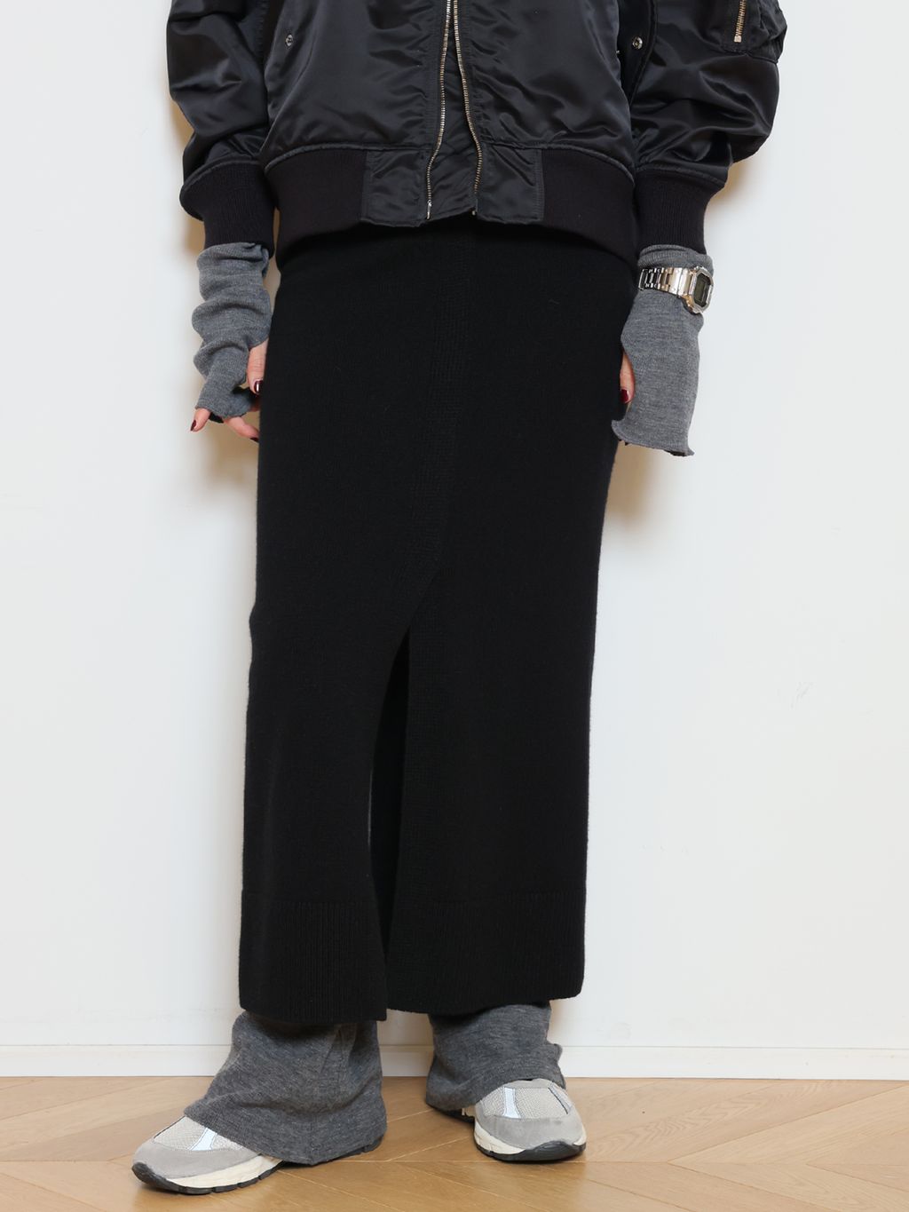 Col Pierrot/コルピエロ】ショートタケ MA-1のコーディネートスナップ