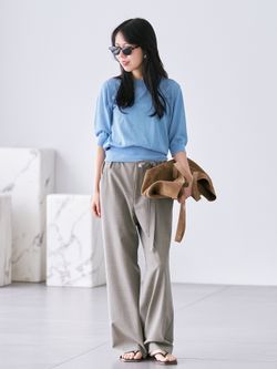 R'IAM コンパクトニットTeeのコーディネートスナップ（Mayu）｜Plage