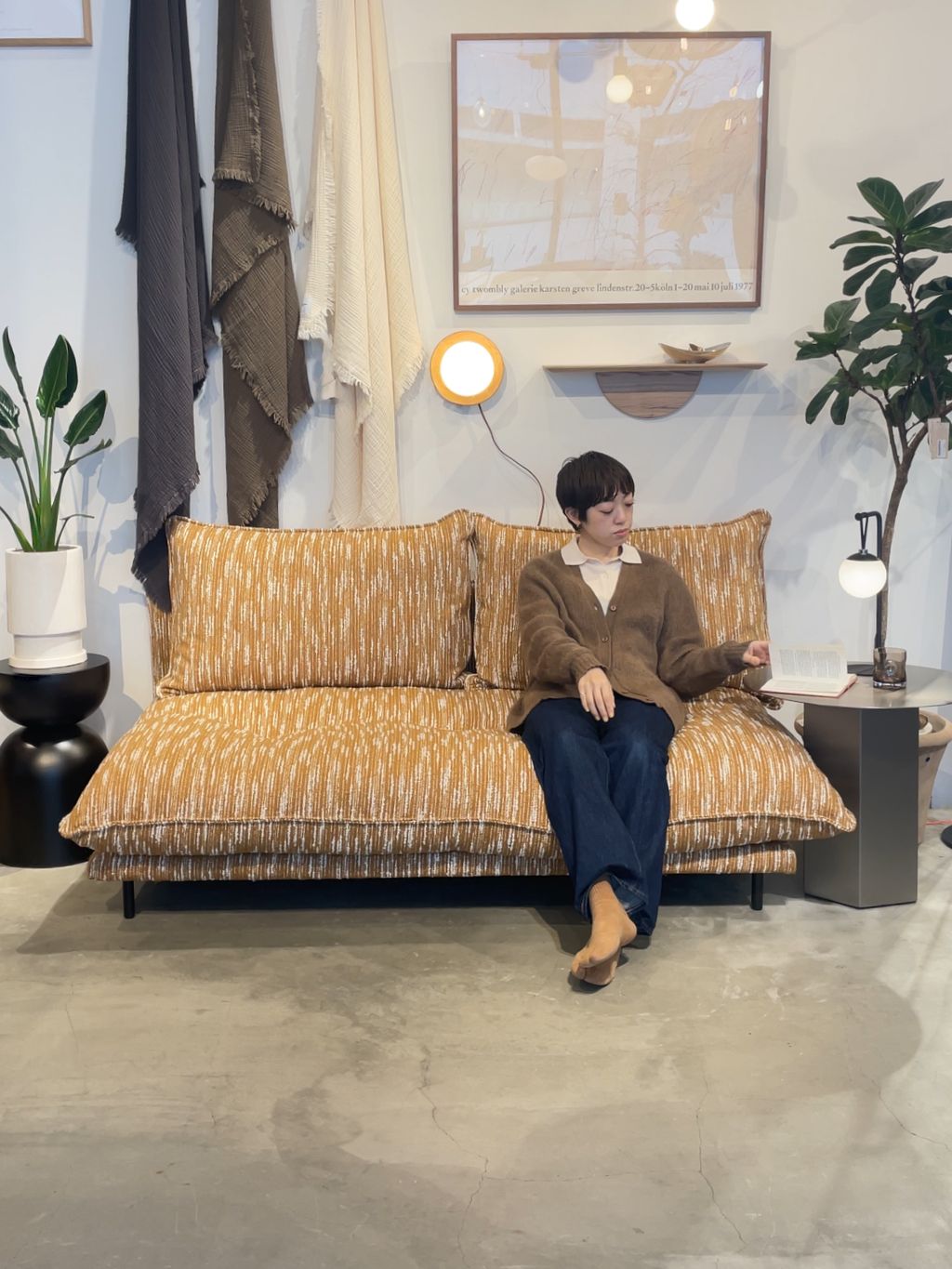 予約》《大型商品》PORTO SOFA Low W1700 (26OR) ポルトソファ