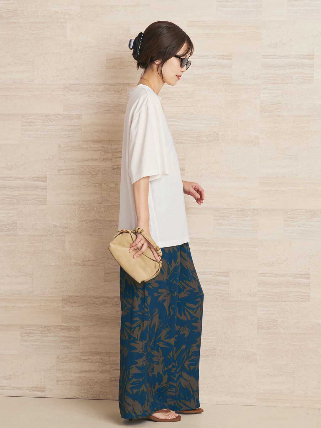 Pigment over TEEのコーディネートスナップ（yoshie）｜Plage