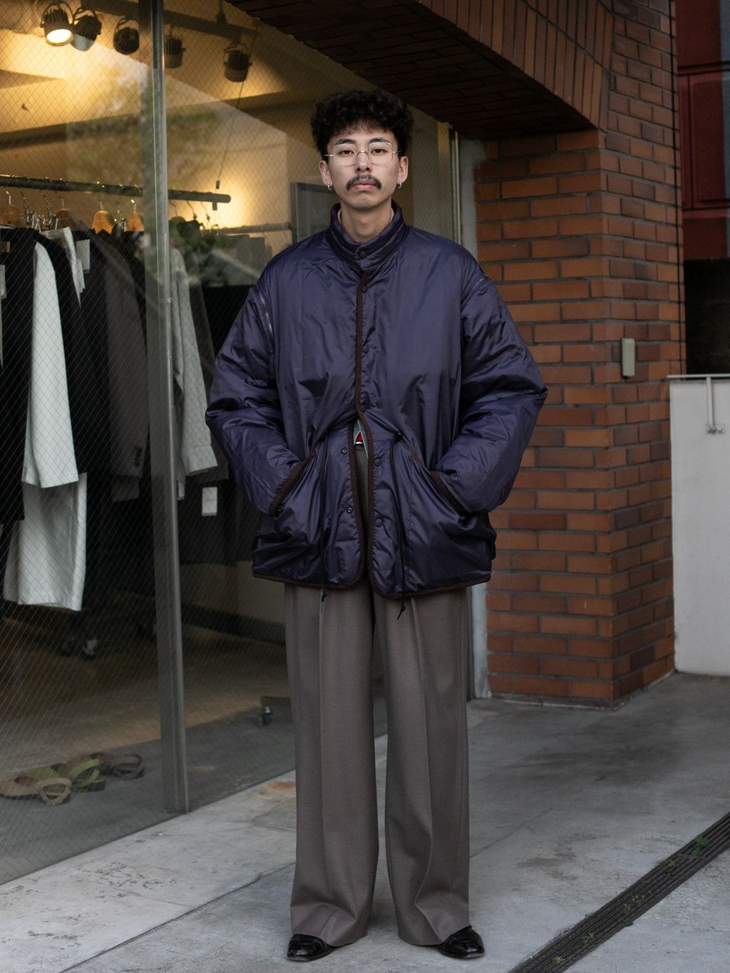 LAVENHAM×CURRENTAGE別注 REVERSIBLE JKTのコーディネートスナップ