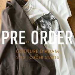2/15 11:00- COUTURE D'ADAM PRE ORDER｜AP STUDIO｜AP STUDIO｜ブログ