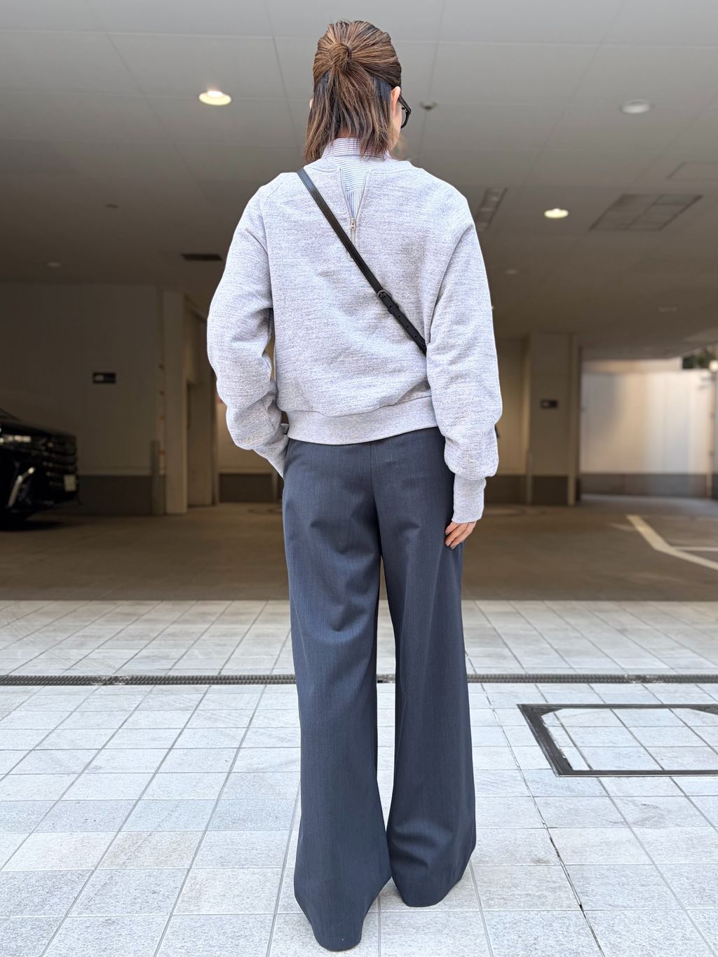 AMERICANA/アメリカーナ】 BACK ZIP SWEATのコーディネートスナップ