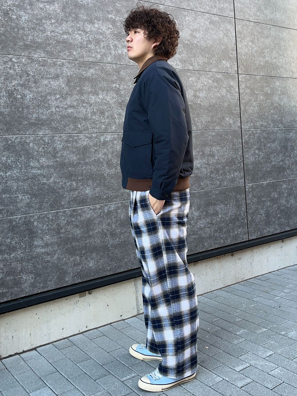 Eddie Bauer 別注 コーデュロイ フライトジャケットのコーディネート