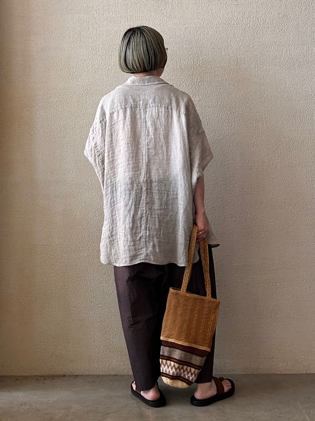 Khadi＆Co】 PANTS JAPANESE COTTONのコーディネートスナップ（E.O