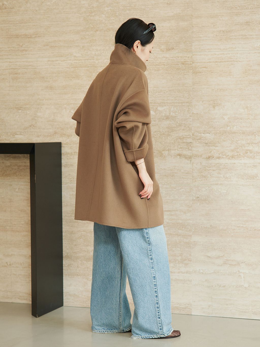 予約》HAMILTON zip up コートのコーディネートスナップ（midori