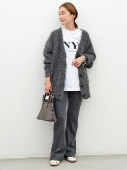 リブパンツのコーディネートスナップ（MIZU）｜Deuxieme Classe