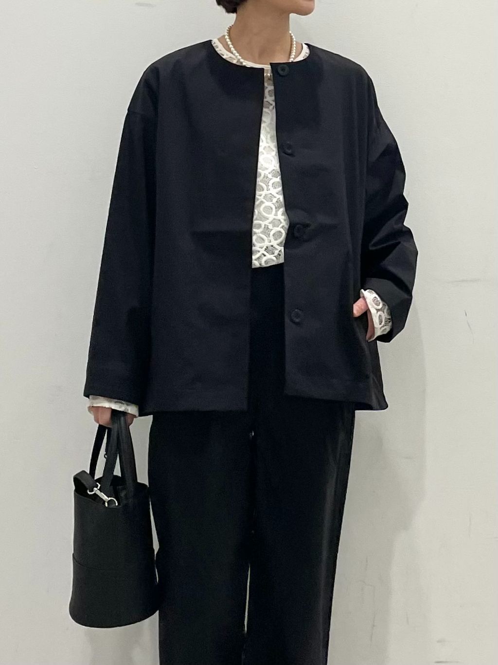 追加》［撥水 / UVカット］【SPENSIERATO】クルーネックコクーン