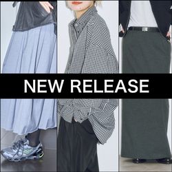 NEW RELEASE | 今から着れる春シャツ＆大人気だったスカート2型本日