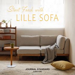 ちょうど良さ”が暮らしに寄り添う LILLE SOFA｜JOURNAL STANDARD