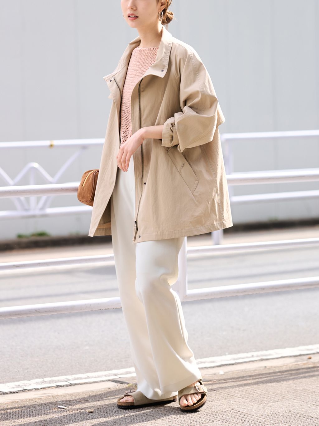 ≪追加≫撥水テントラインコートのコーディネートスナップ（minami