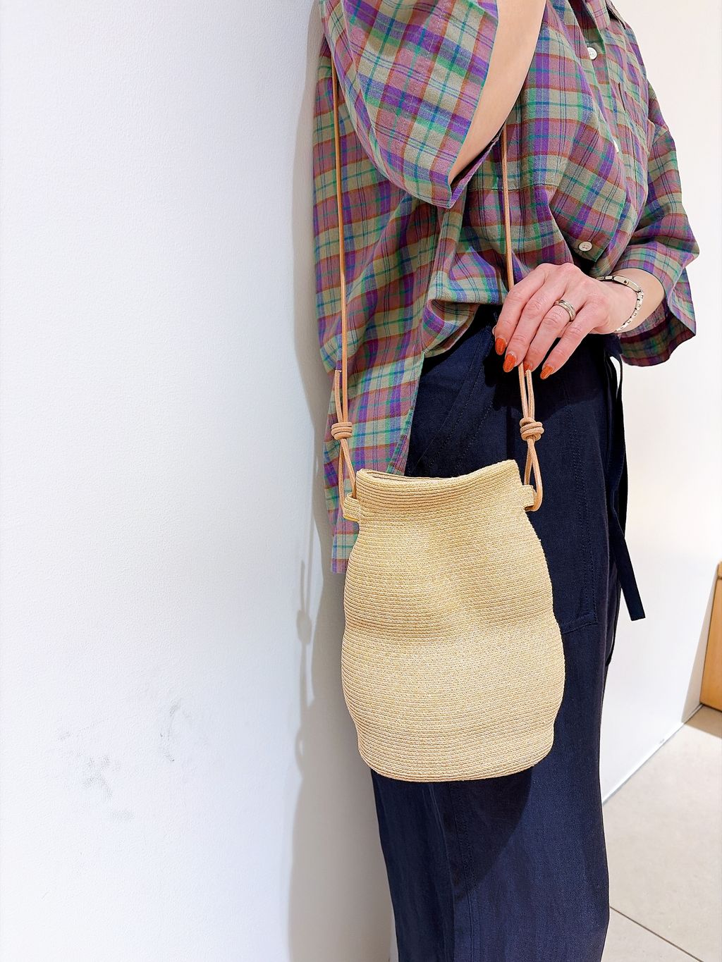 SHEN TANAKA*S ハーフスリーブシャツのコーディネートスナップ（naoko