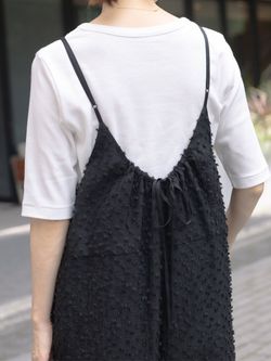 追加》コットンフライスハーフスリーブプルオーバーのコーディネート