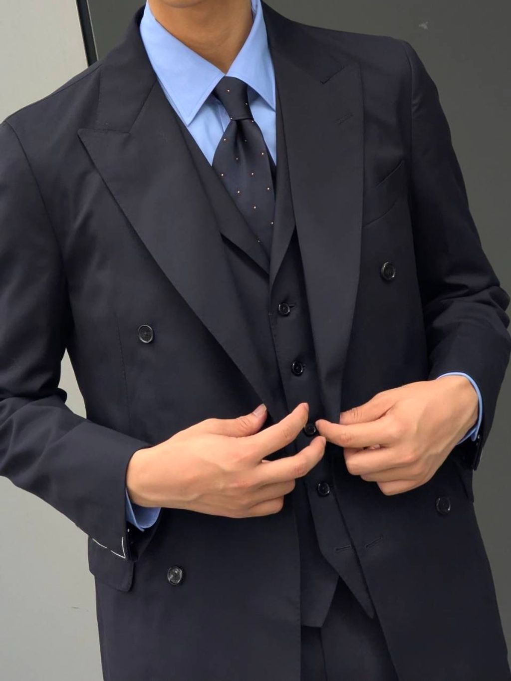 YOUR CHOICE》ダブル 6ボタン ジャケットのコーディネートスナップ